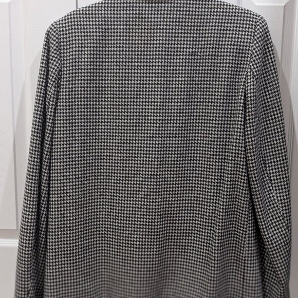 Picket & Post Vintage Houndstooth Blazer Coat Jacket Size 12 - Picture 2 of 9
